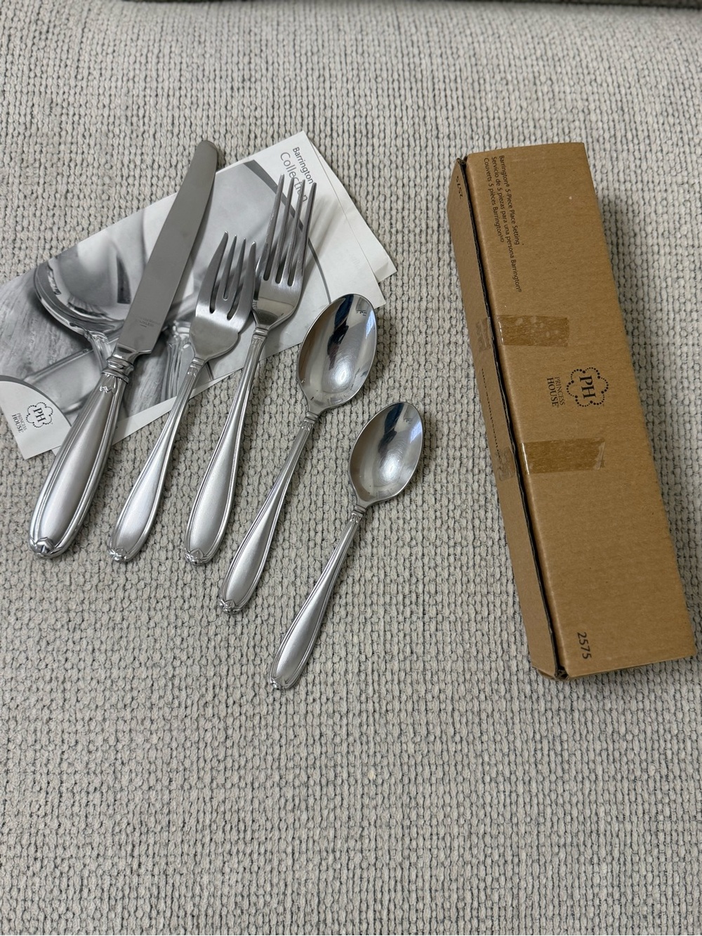Princess House Barrington 5-Piece Flatware Setting 2575